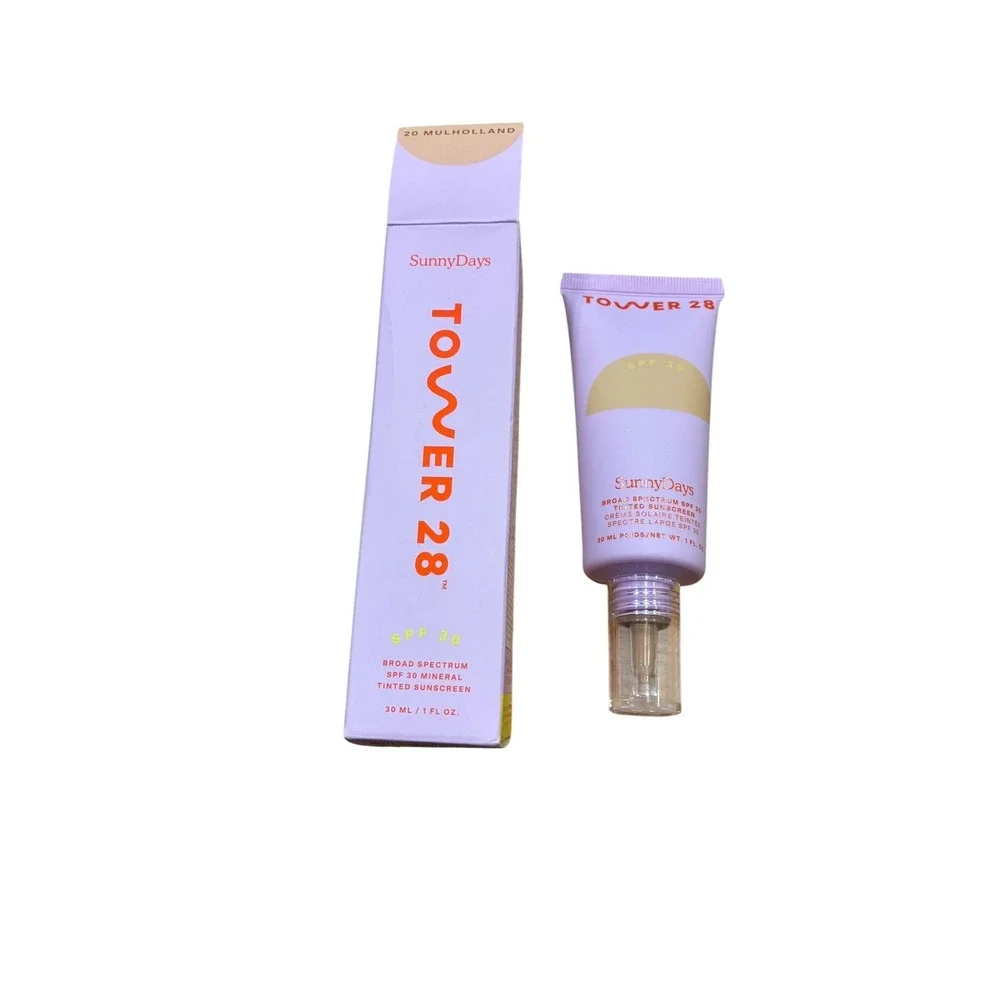 Tower 28 Broad Spectrum SPF30 Tinted Sunscreen in 20 Mullholand New